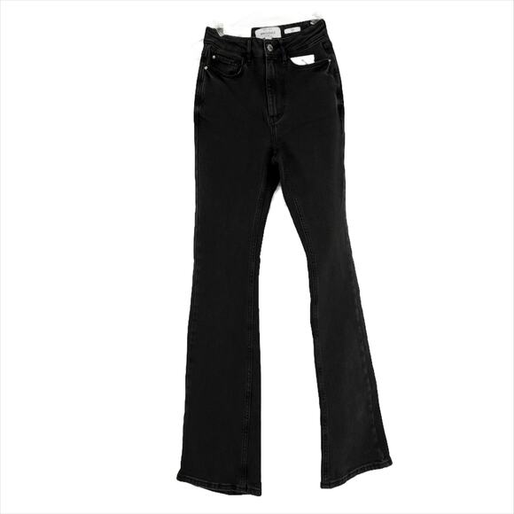 New Look Brooke Flare Jean in Black Wash Size UK4/US0 - Picture 3 of 7
